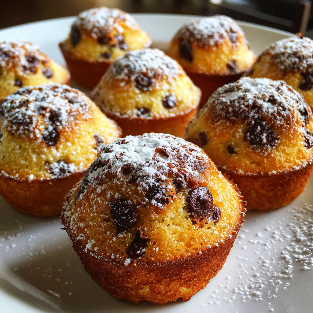 Mini Chocolate Chip Ricotta Cakes