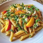 Nectarine & Feta Summer Pasta Salad