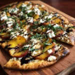 Nectarine and Goat Cheese Summer Flatbread