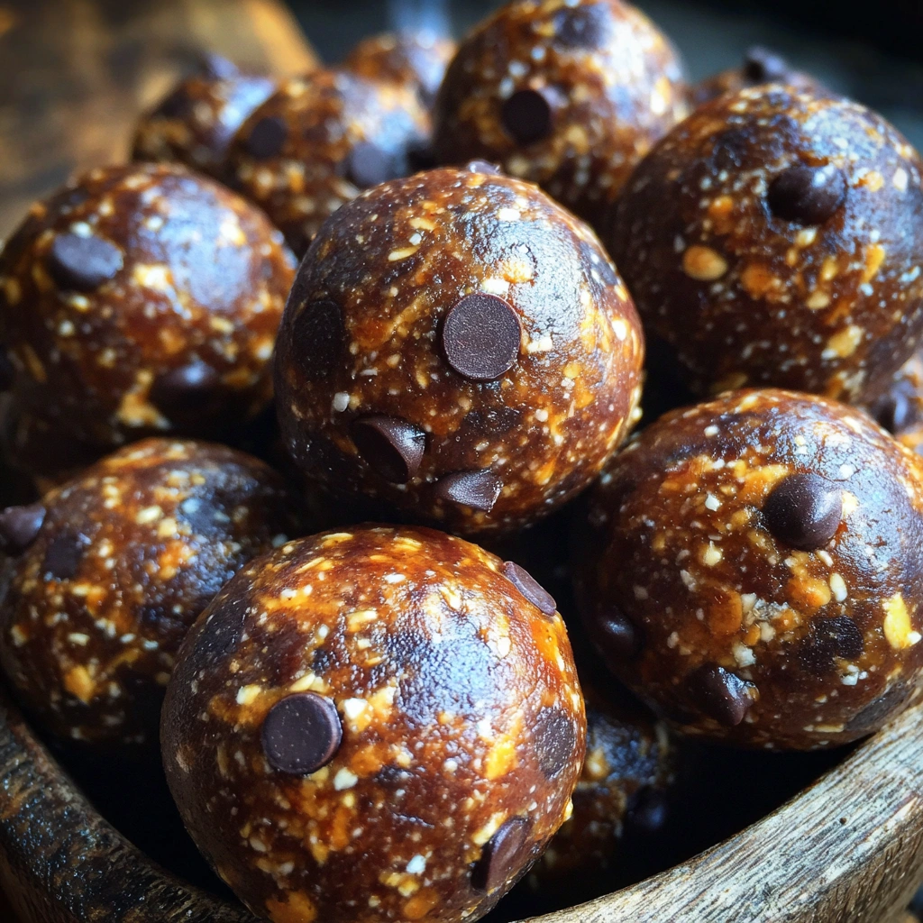 No-Bake Chocolate Peanut Butter Energy Balls