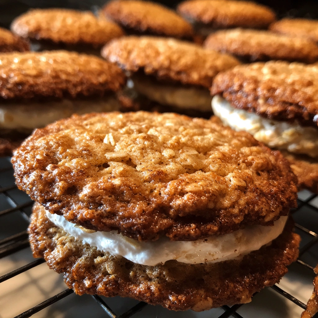 Oatmeal Cream Pie Cookies