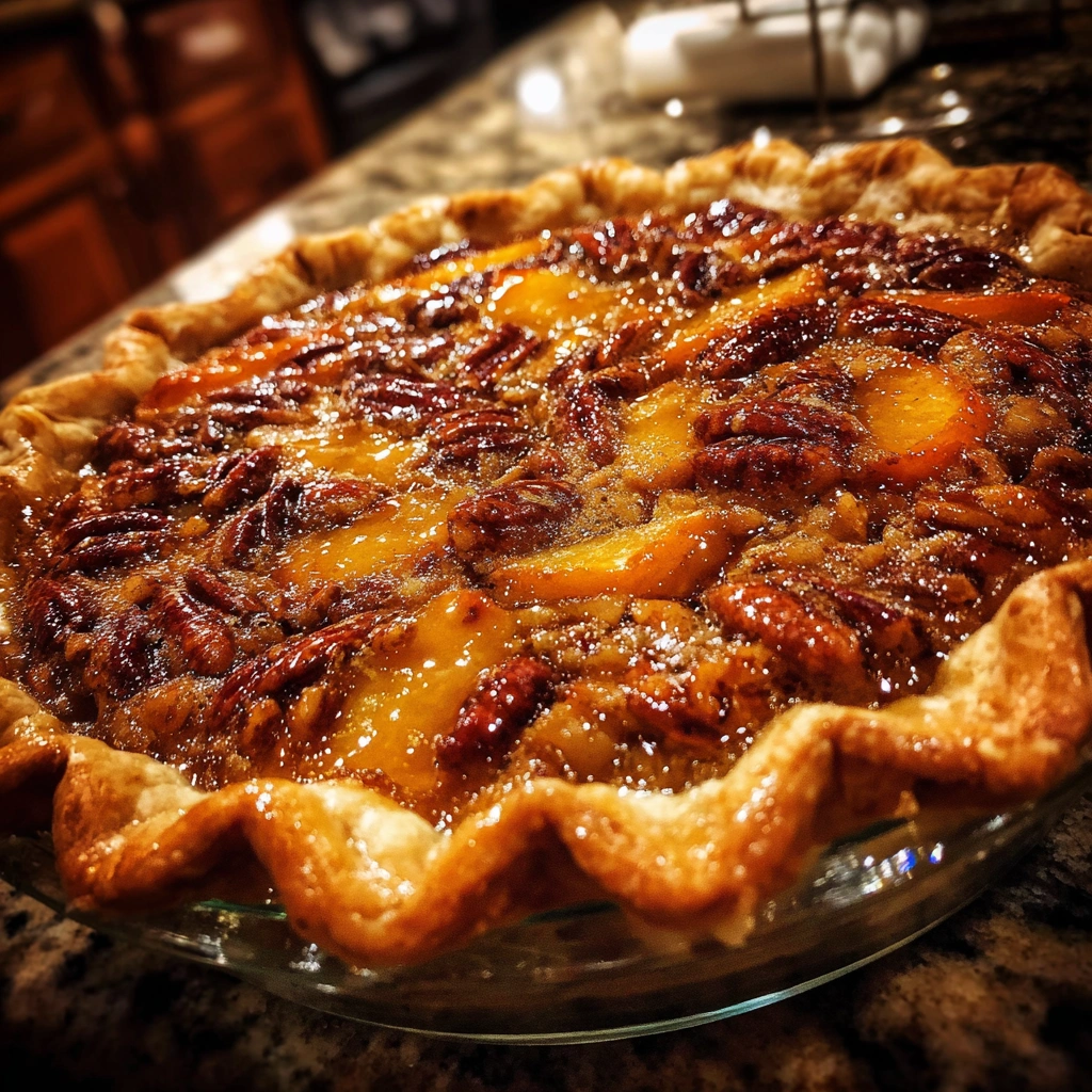 Peach Pecan Pie