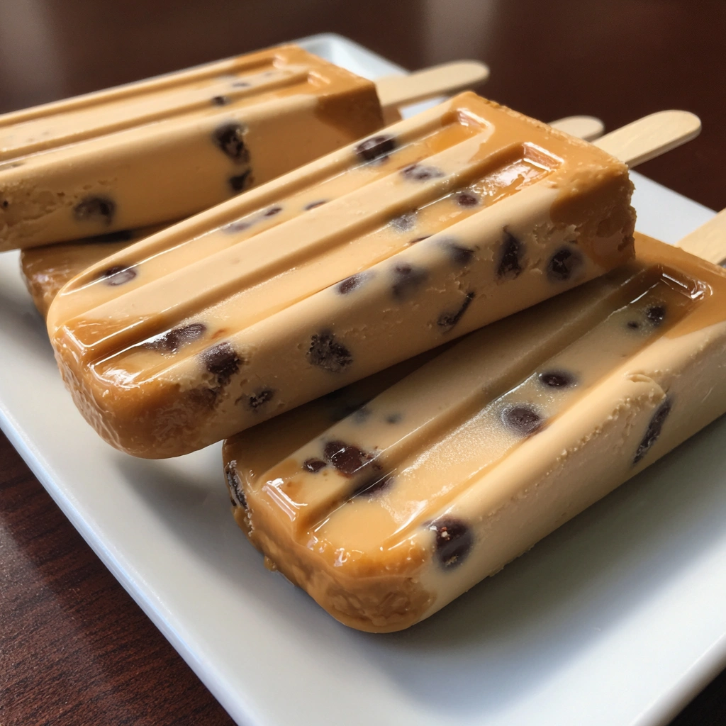 Peanut Butter Greek Frozen Yogurt Pops