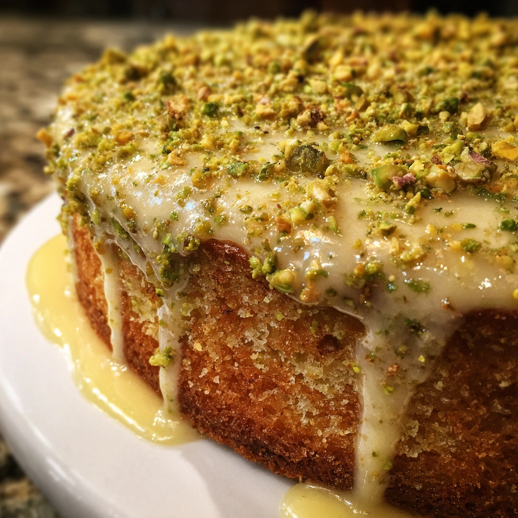 Pistachio Milk Cake