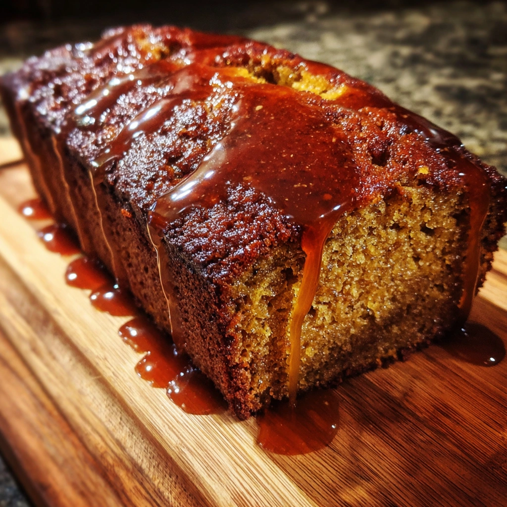 Pumpkin Spice Banana Bread with Maple Glaze