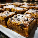 Pumpkin Spice Blondies