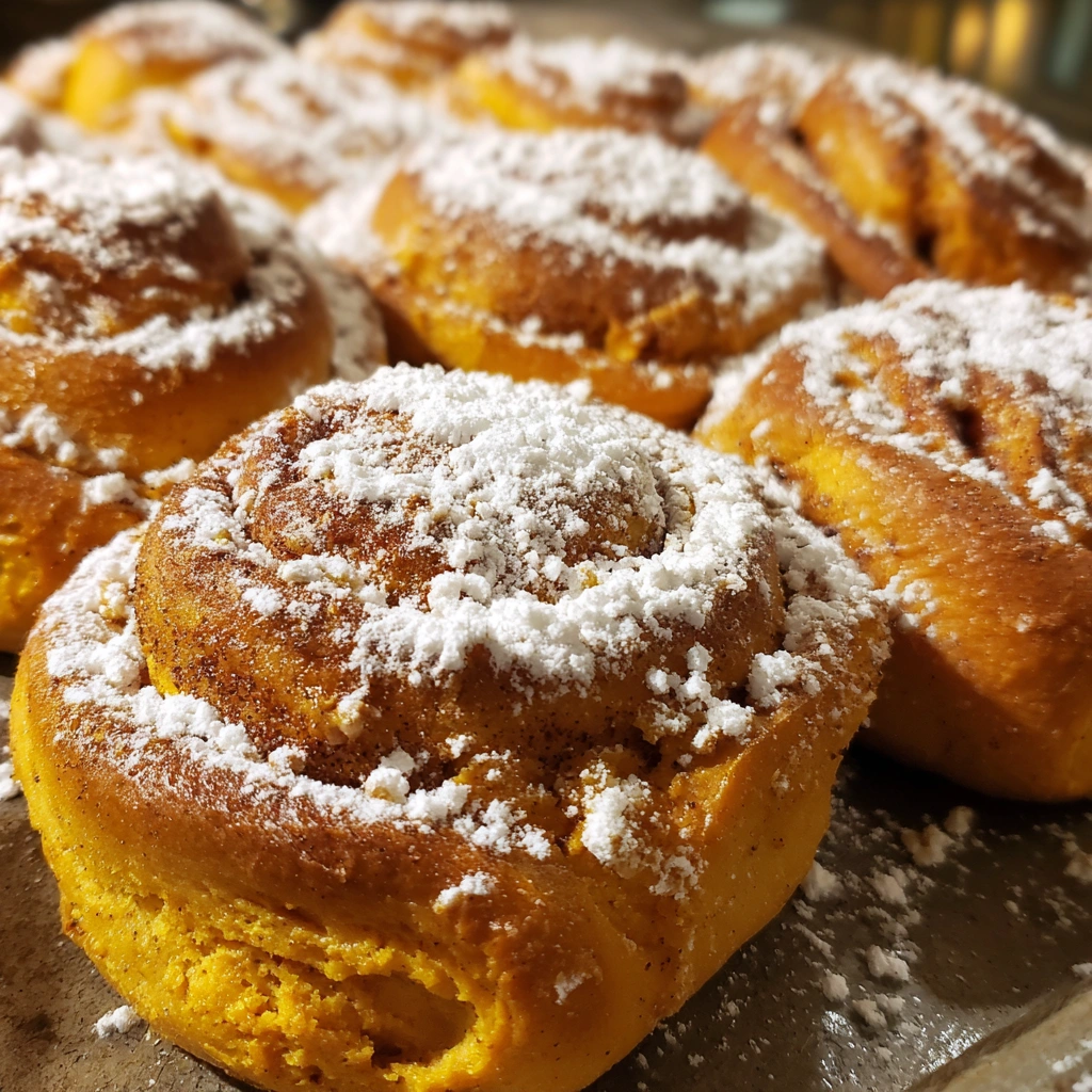 Pumpkin Spice Cream Cheese Rolls