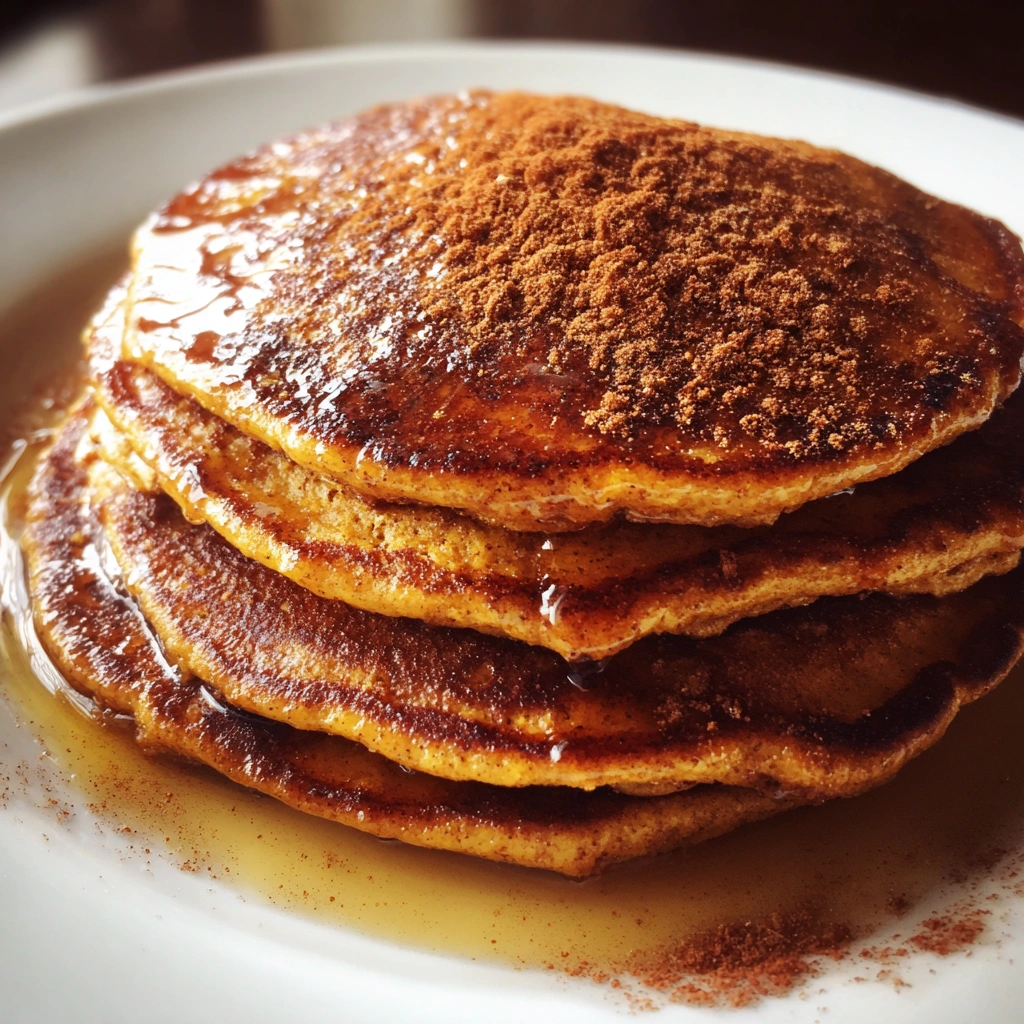 Pumpkin Spice Protein Pancakes