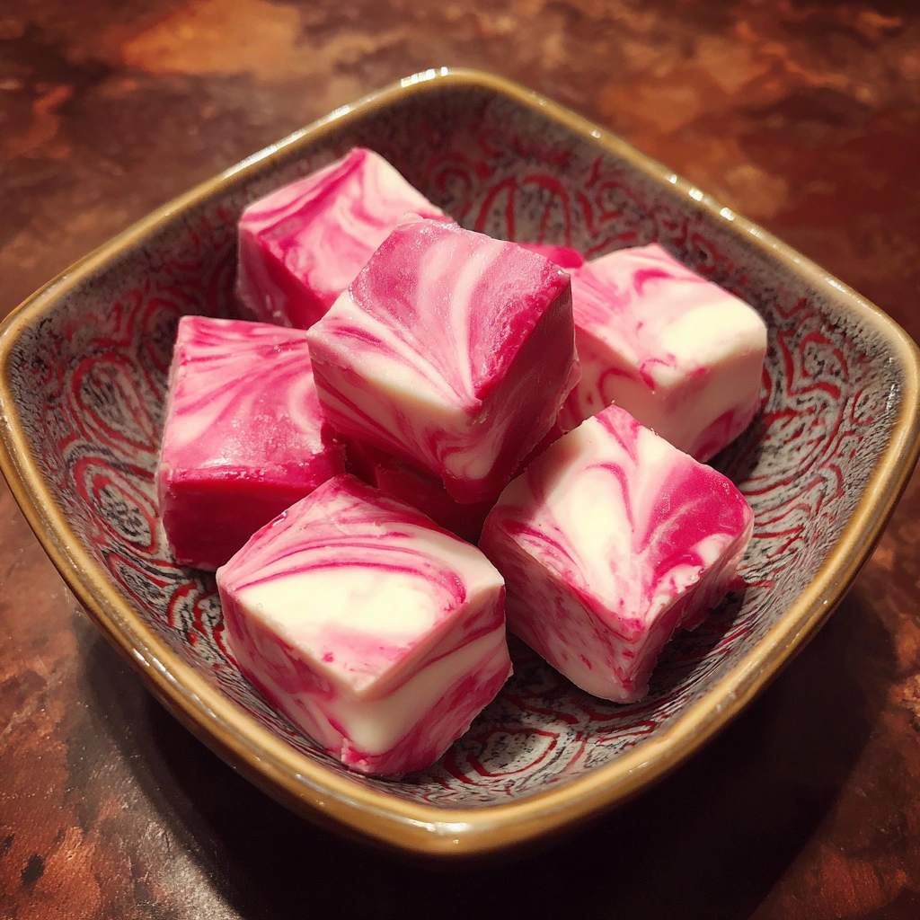 Raspberry Swirl Yogurt Bites