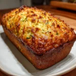 Roasted Garlic & Parmesan Zucchini Bread