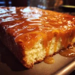 Salted Caramel Texas Sheet Cake