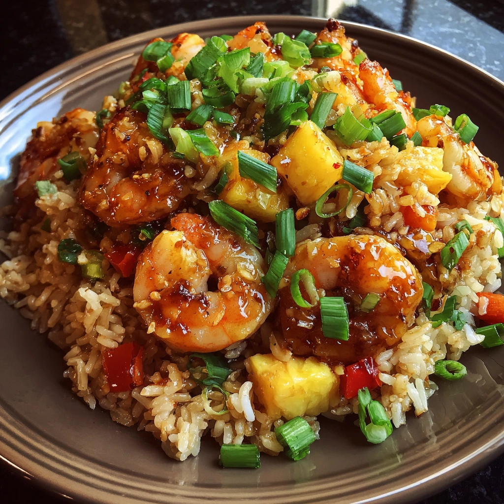 Shrimp and Pineapple Fried Rice Bowl