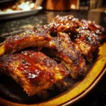 Slow Cooker Apple Butter BBQ Ribs
