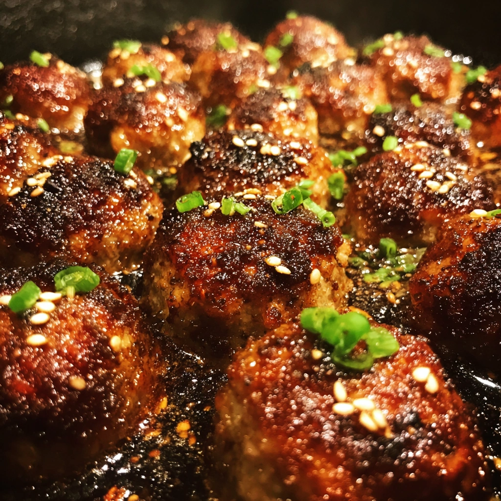 Slow Cooker Honey Garlic Meatballs