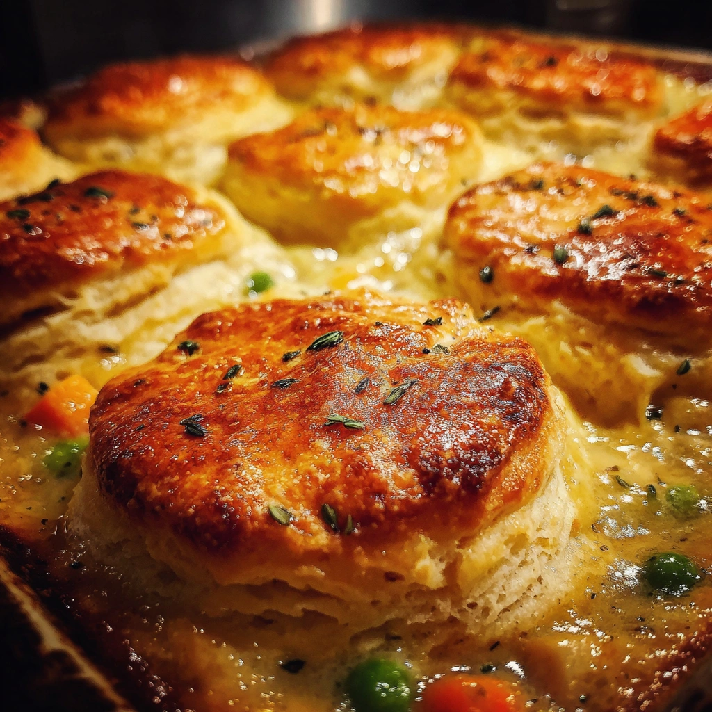Southern-Style Buttermilk Biscuit Pot Pie