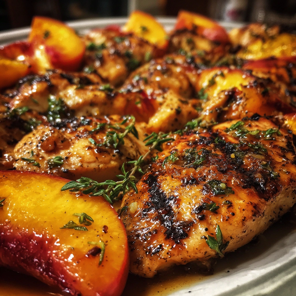 Southern-Style Grilled Peach Chicken