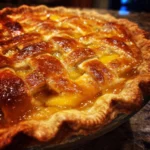 Southern Sweet Tea Peach Pie