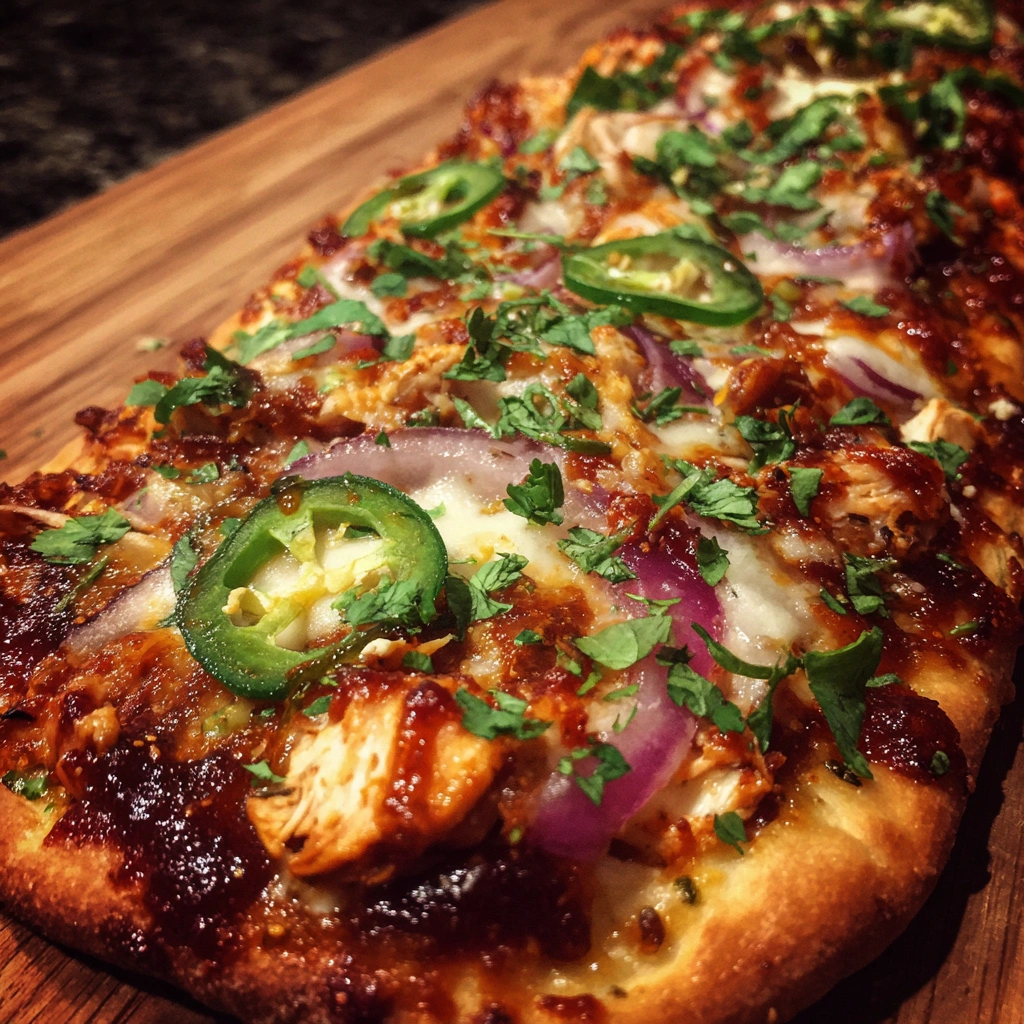 Southwestern BBQ Chicken Flatbread