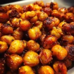 Spicy Honey Roasted Chickpeas