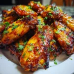 Spicy Mango BBQ Chicken Wings