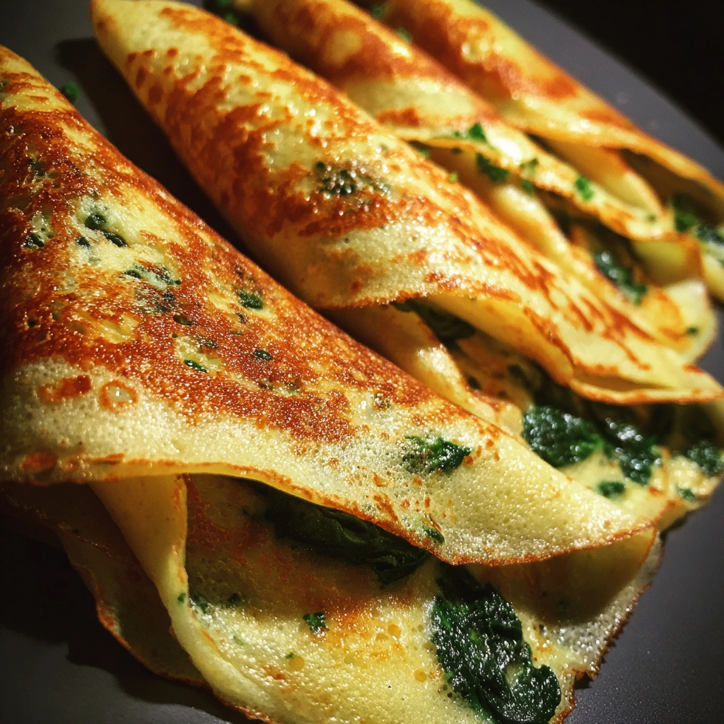 Spinach & Ricotta Crepes