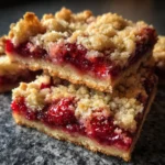 Strawberry Shortcake Crumble Bars