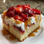 Strawberry Shortcake Poke Cake
