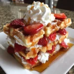 Strawberry Shortcake Waffle Sliders