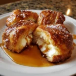 Stuffed Crescent Roll French Toast Bombs