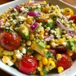 Summer Corn Salad with Avocado & Feta