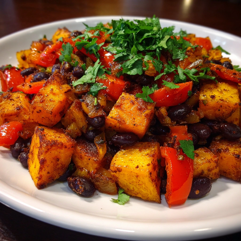 Sweet Potato & Black Bean Breakfast Hash
