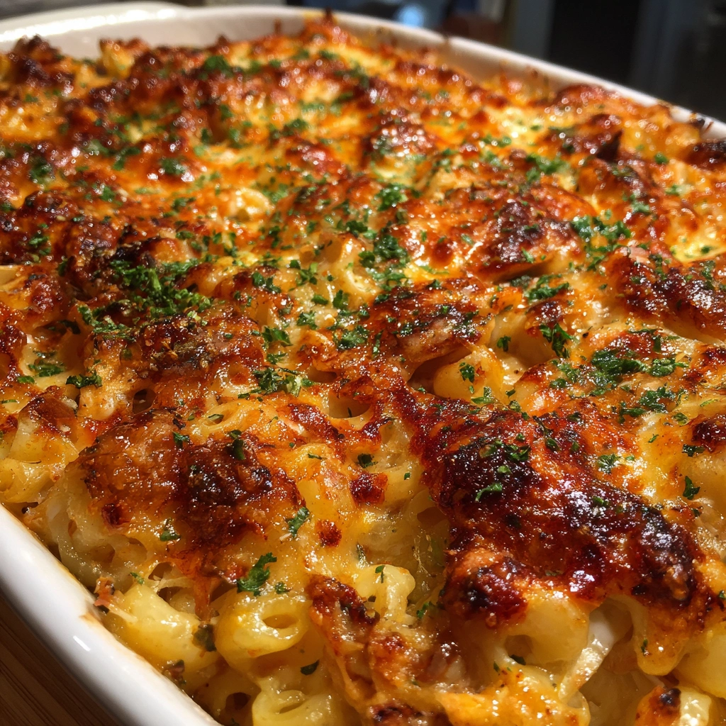 Texas BBQ Chicken Macaroni Bake