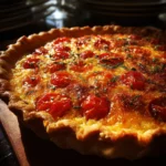 Tomato Pie with Cheddar Crust