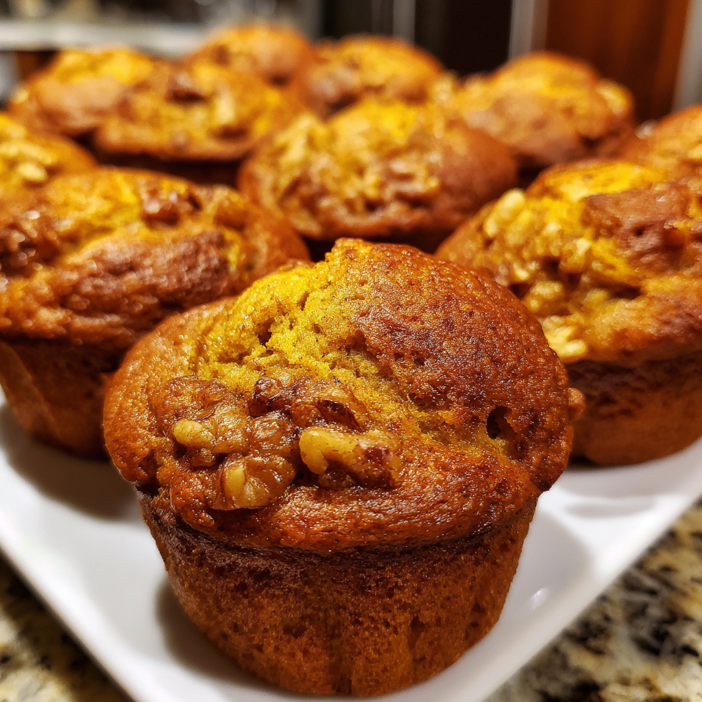 Pumpkin Spice Banana Bread Muffins