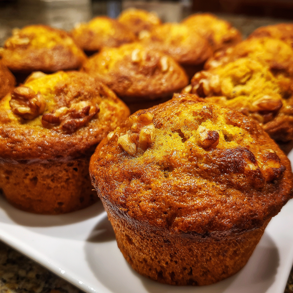 Pumpkin Spice Banana Bread Muffins