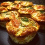 Smoked Salmon and Dill Egg Bites