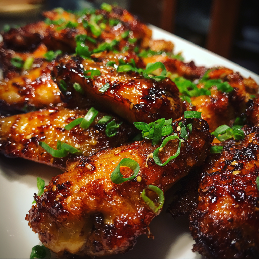 Sweet Chili Garlic Glazed Chicken Wings