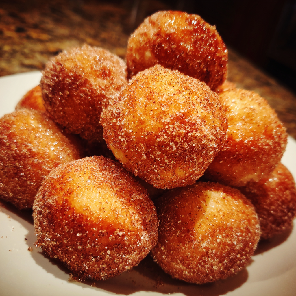 Baked Churro Donut Holes