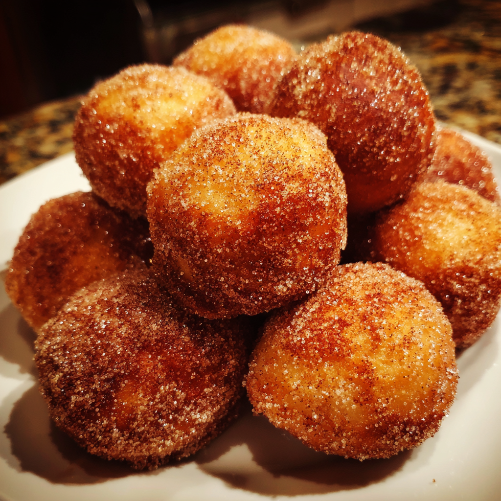 Baked Churro Donut Holes
