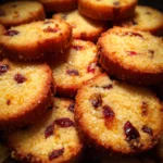 Cranberry Orange Shortbread Cookies