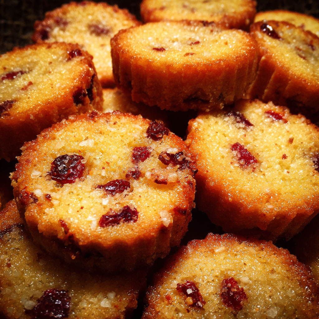 Cranberry Orange Shortbread Cookies