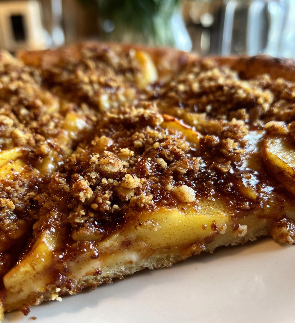 Apple Crisp Pizza
