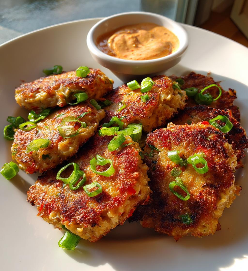 Asian Tuna Cakes with Spicy Mayo - detail 1