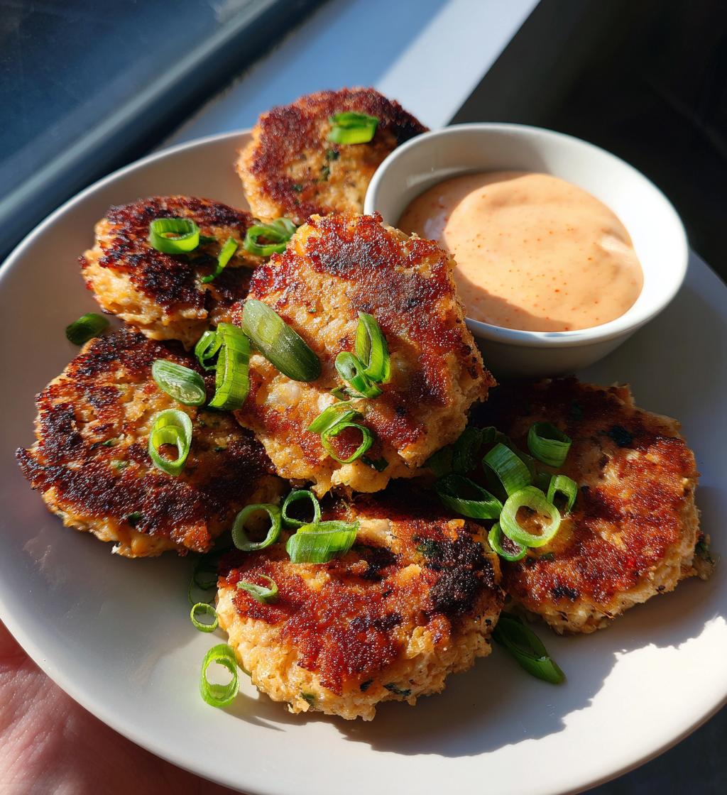 Asian Tuna Cakes with Spicy Mayo