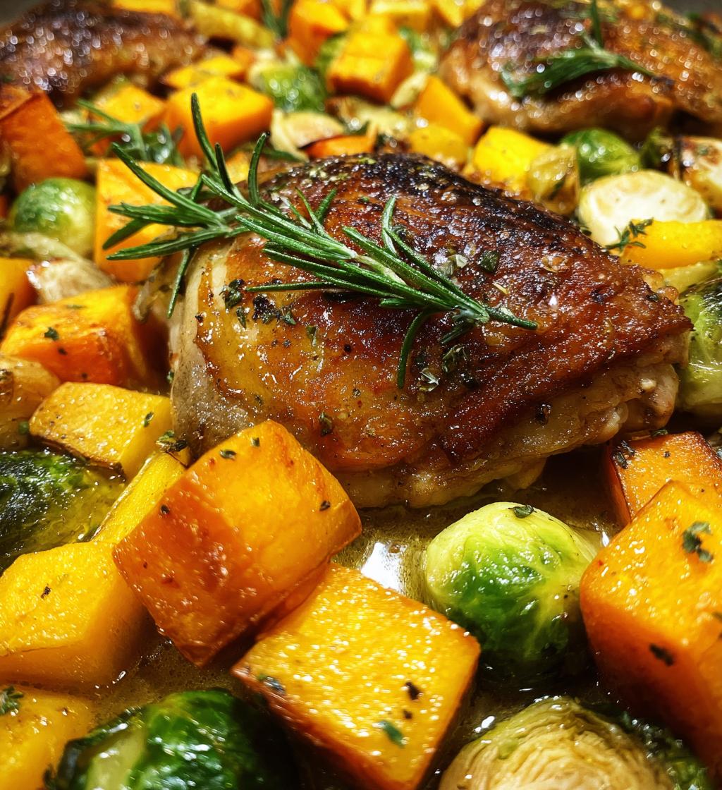 Autumn Chicken Dinner - detail 1