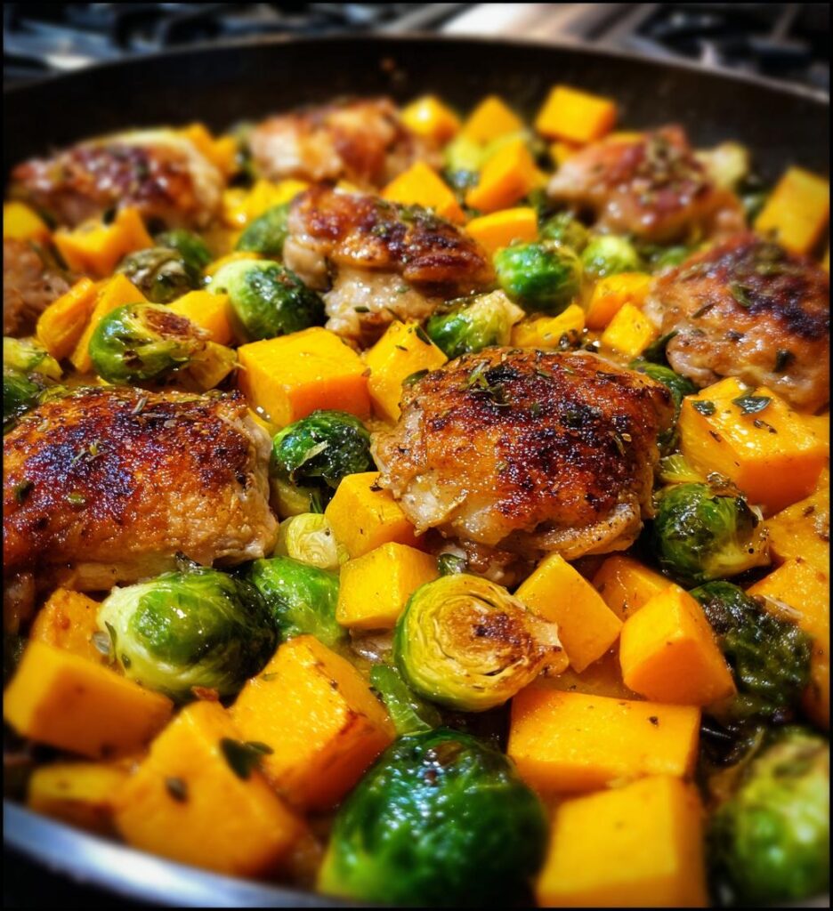 Autumn Harvest Chicken Skillet