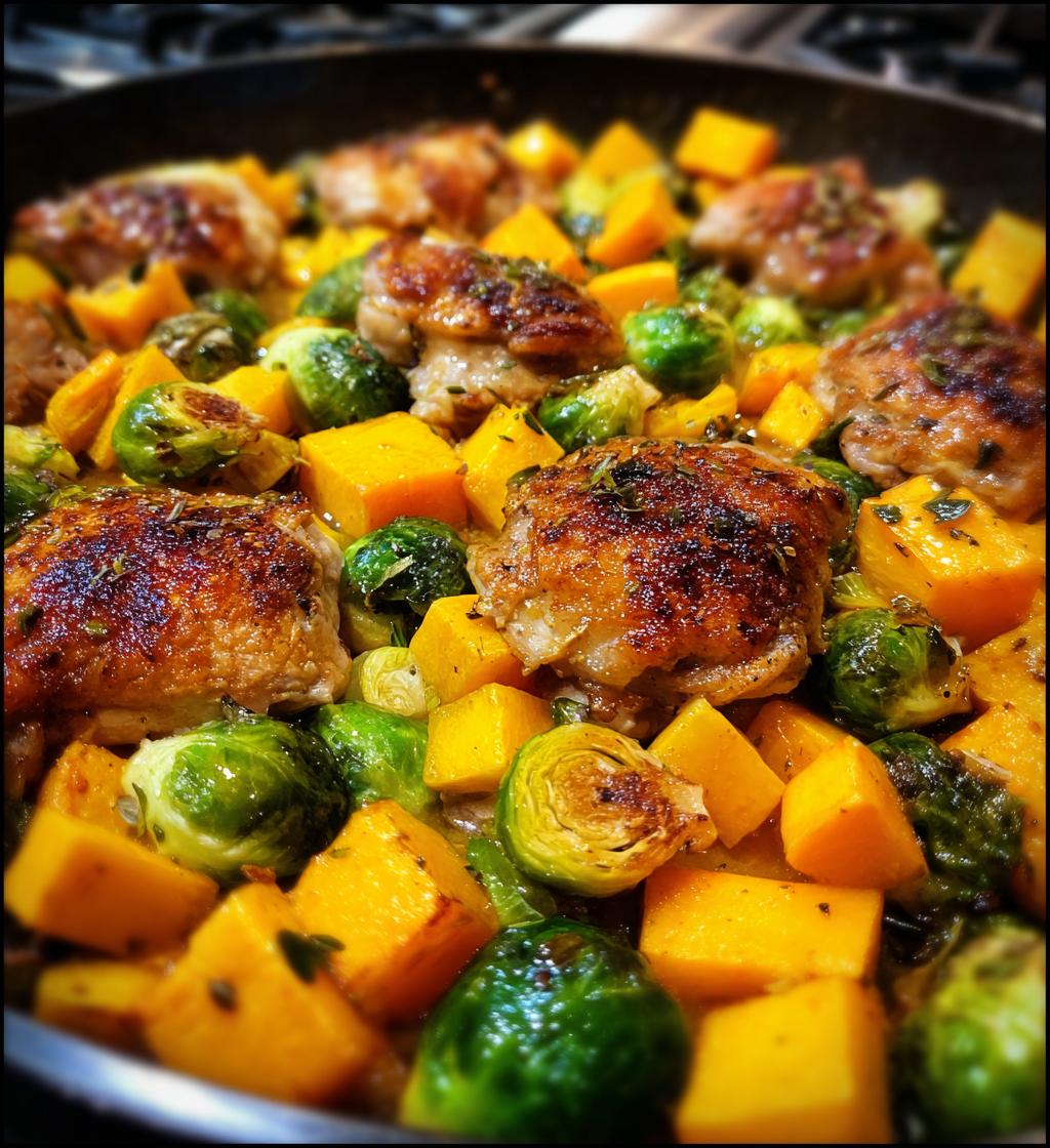 Autumn Harvest Chicken Skillet
