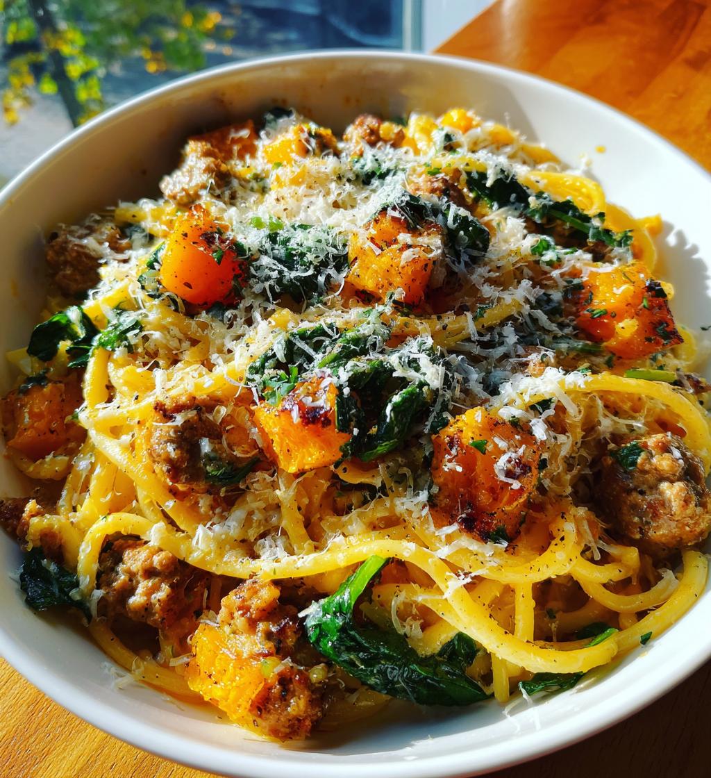 Autumn Sausage Pasta Squash - detail 1