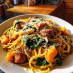 Autumn Sausage Pasta Squash