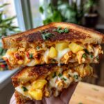 BBQ Chicken Pineapple Grilled Cheese